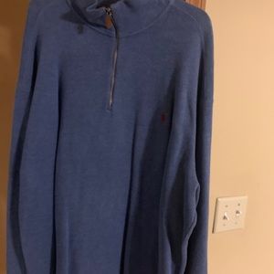 Long sleeve polo sweater